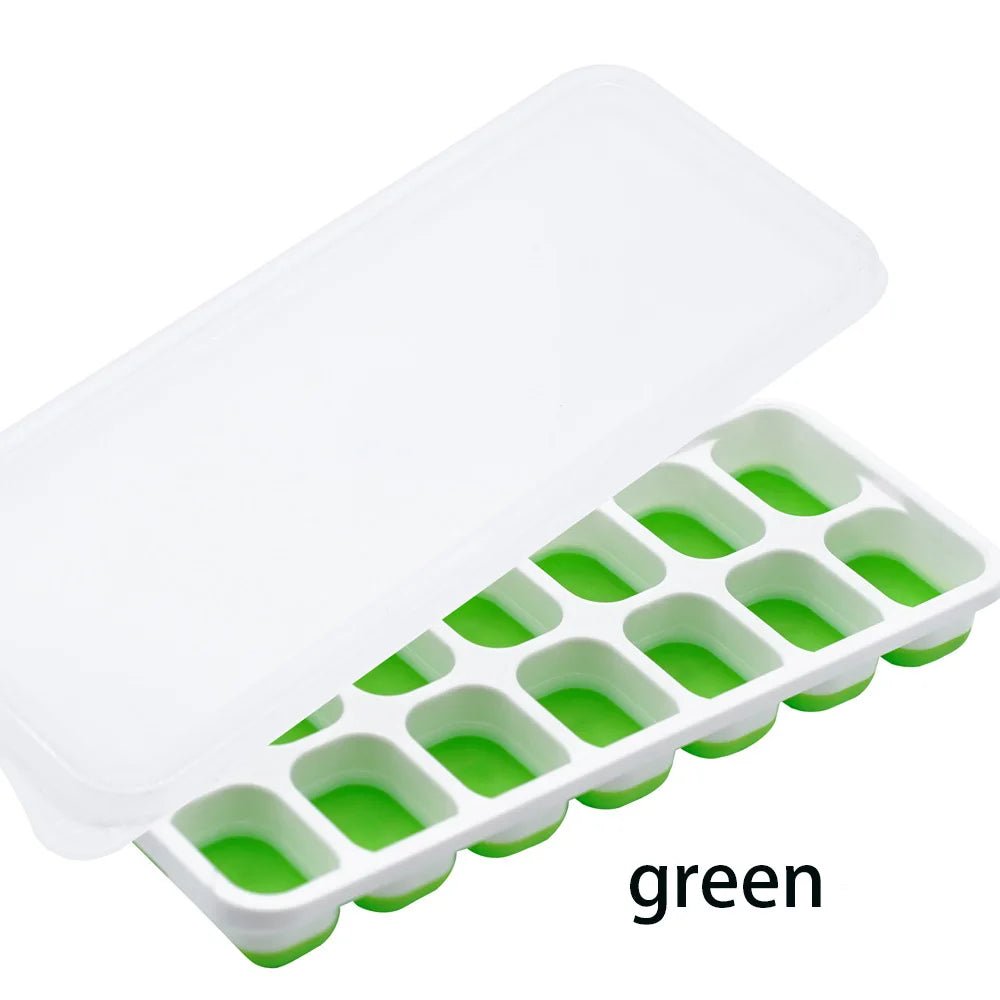 14 - Cell Silicone Ice Cube Tray - Perfect Crystal - Clear Ice for Bars & Home - Nordshop Hamburg