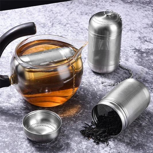 The Perfect Steep: Stainless Steel Tea Infuser Ball with Ultra-Fine Mesh – For Tea, Spices & Coffee