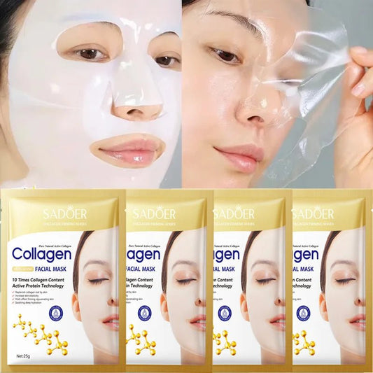 Korean Collagen Face Mask 10 - Pack - Anti - Aging, Firming & Brightening - Nordshop Hamburg