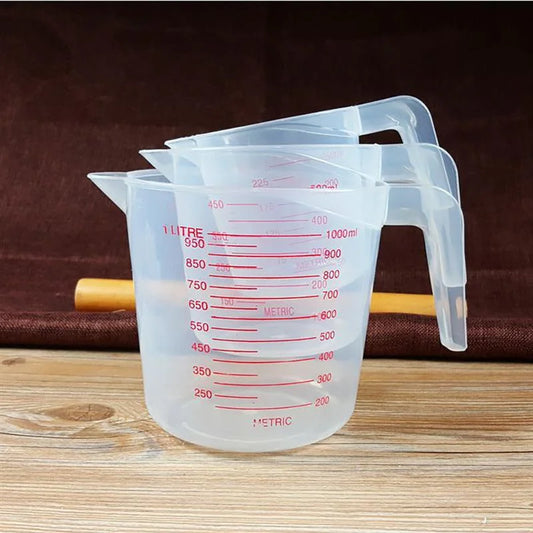 Baking Measurement Set - 3 Sizes Liquid Measuring Cups with Clear Scale