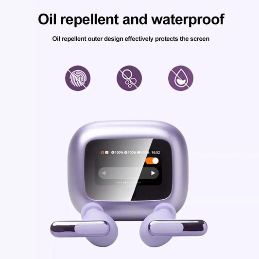 JBL Live Beam 3 Screen Protector – 3-Pack HD Clear & Anti-Scratch Film for Earphone Case Display