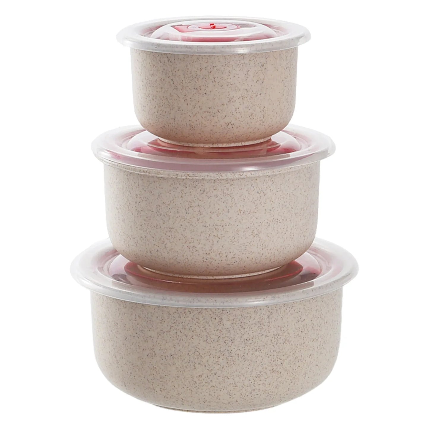 The Modular Kitchen Organizers | 3-Pc Stackable Microwave & Storage Containers