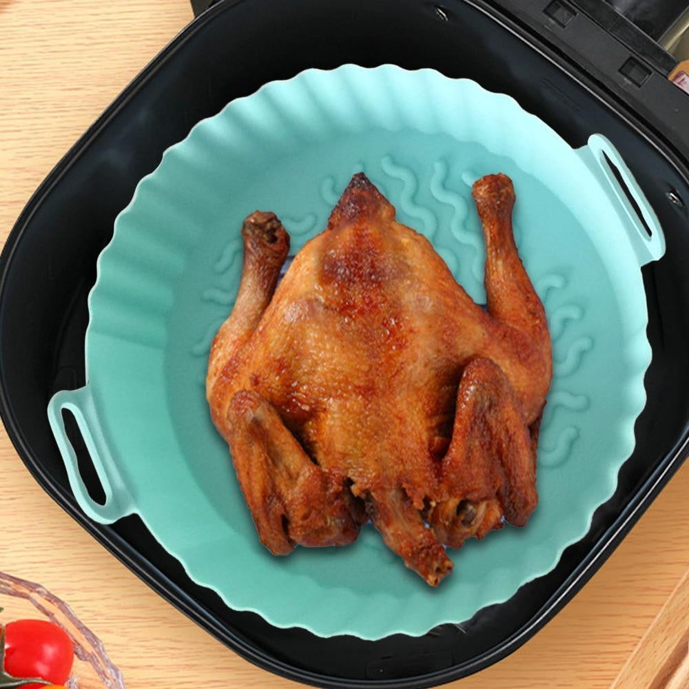 Reusable Silicone Air Fryer Liners – Non-Stick, Dishwasher Safe Basket Pot