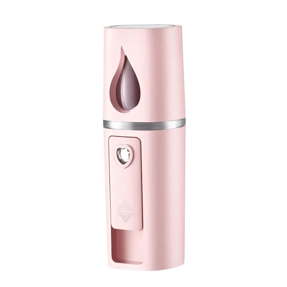 USB Portable Nano Facial Sprayer - Instant Hydration, Anywhere. 20ml Mini Humidifier for Face & Air.