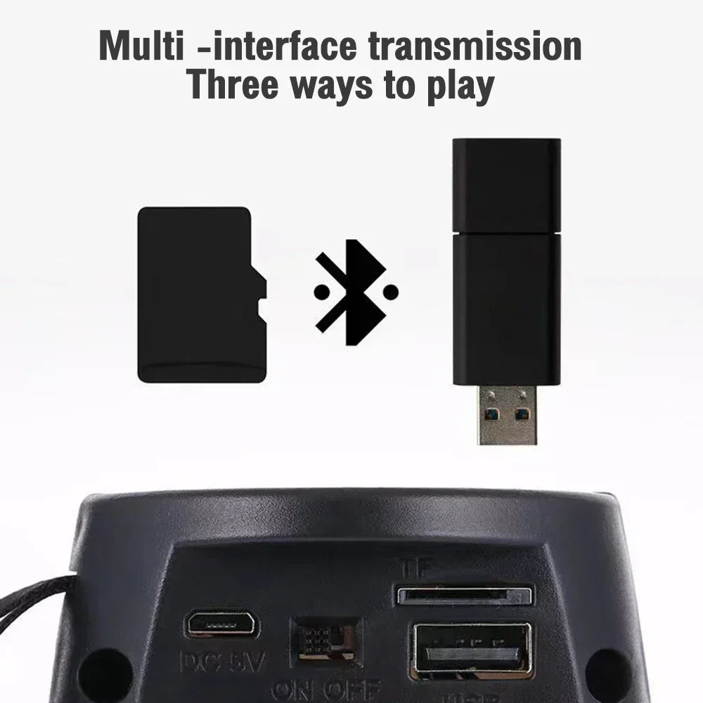 S12 Portable Speaker: Car Audio Power, Stadium Bass, Club Lights – Anywhere!