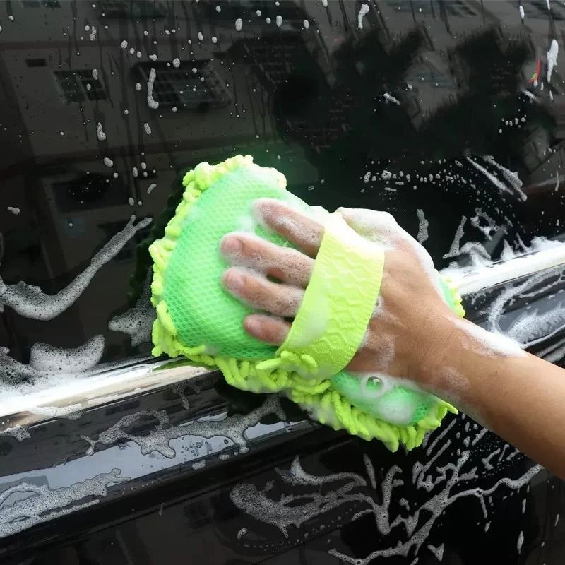 Microfiber Car Wash Sponge & Detailing Brush Set – Professional-Grade Car Cleaning & Care Kit