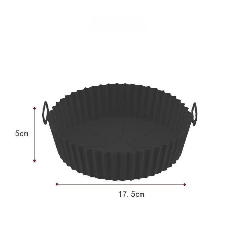 Reusable Silicone Air Fryer Liners – Non-Stick, Dishwasher Safe Basket Pot