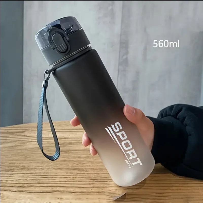 BPA-Free Sports Water Bottle - Leak-Proof, Portable for Hiking & Gym (400ml/560ml)"