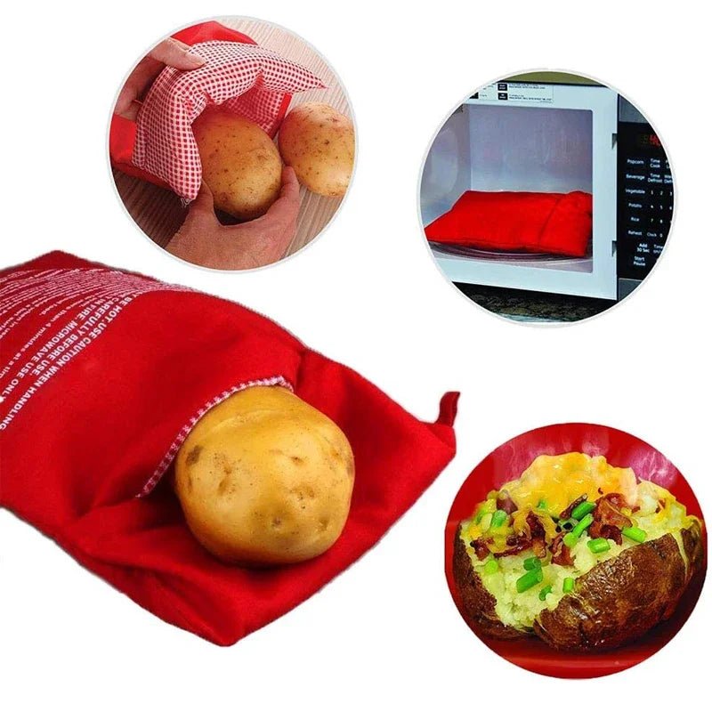 Magic Potato Cooker Bag – Perfect Baked Potatoes in 4 Minutes! - Nordshop Hamburg