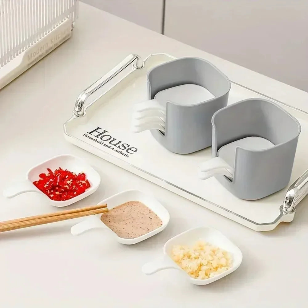 Sauce Set Symphony: 7-Piece Dipping Dish Collection for Sauces, Seasonings & Snacks