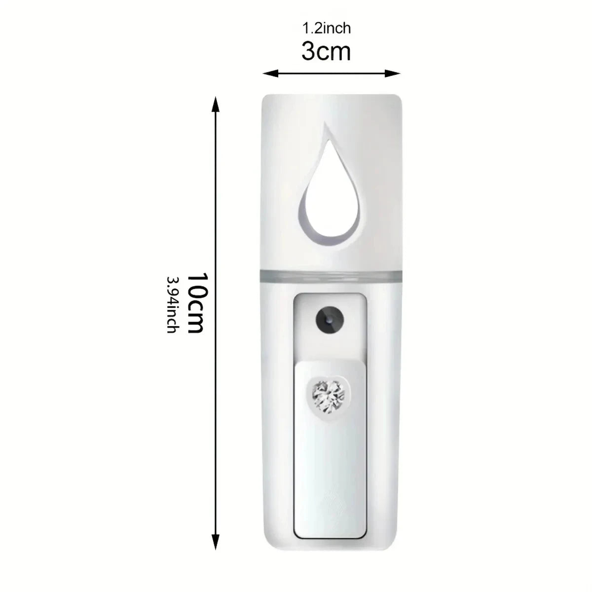 USB Portable Nano Facial Sprayer - Instant Hydration, Anywhere. 20ml Mini Humidifier for Face & Air.