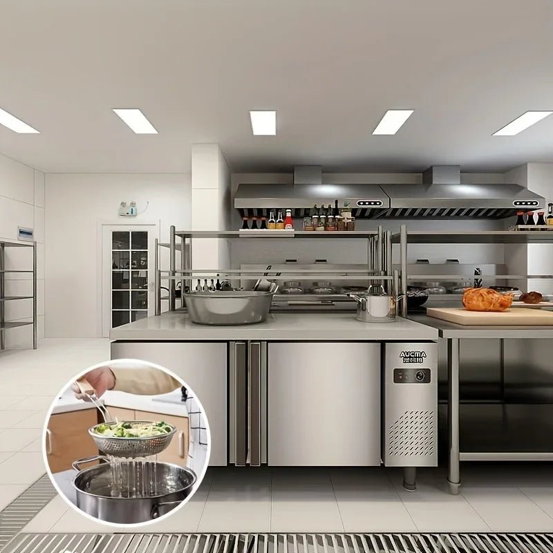 Premium Wooden - Handle Stainless Steel Colinner – Fine Mesh Skimmer Spoon for Pasta, Dumplings & Grease Filtering – Kitchen Prep Essential - Nordshop Hamburg