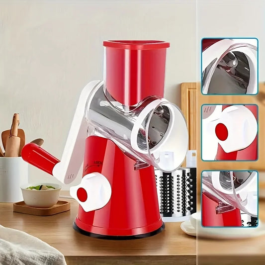 Rapid Drum Slicer & Grater - All-in-One Vegetable Cutter