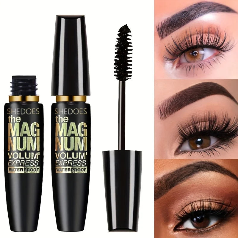 Luxury 4D Black Mascara - Lash Transforming, Waterproof, Fiber-Infused