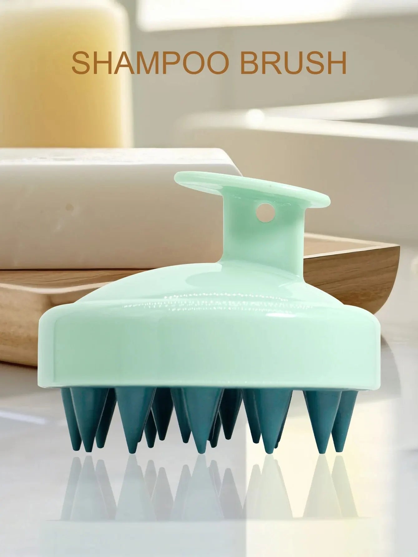 Rechargeable Scalp & Body Massager – Silicone Hair Washing Brush for Deep Cleansing & Relaxation