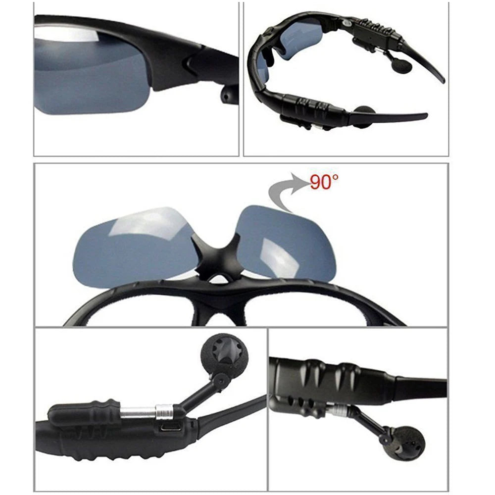 Smart Bluetooth Hiking Glasses with Polarized Lenses & Built-in Headphones