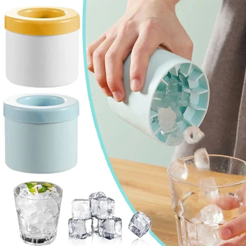 Silicone Round Ice Cube Mold – Reusable Ice Ball Maker for Cocktails & Drinks