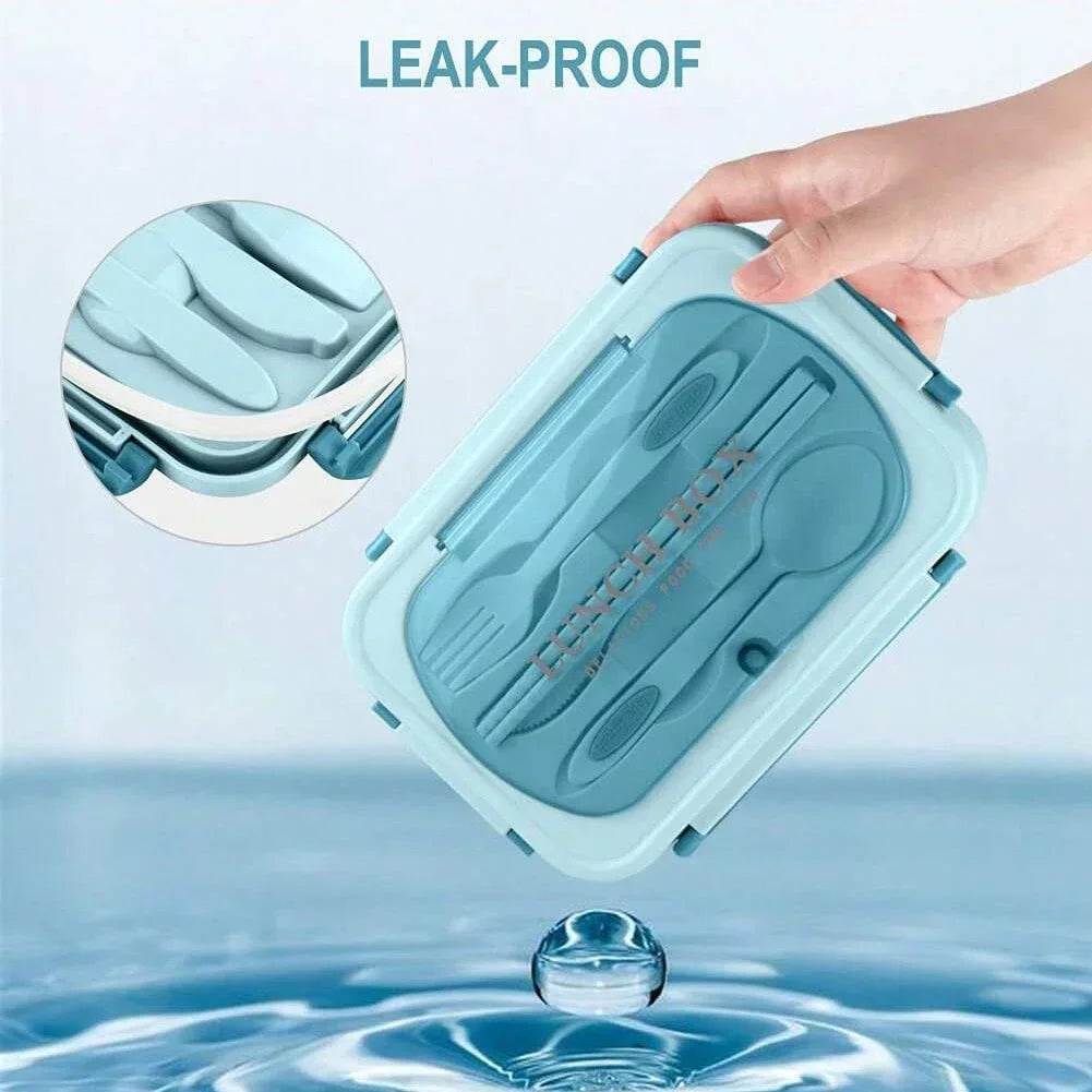 Lunch, Organized: 4-Compartment Bento Box for Adults – Leakproof & Portable Meal Prep Container