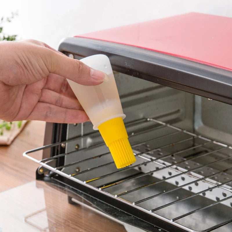 Silicone Basting & Pastry Brush Set - Heat-Resistant, Non-Stick Kitchen Utensil for Oil, Butter, Glazes