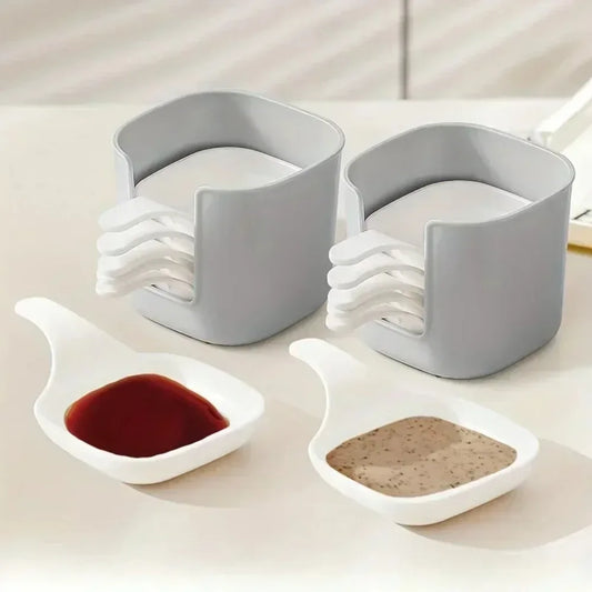 Sauce Set Symphony: 7-Piece Dipping Dish Collection for Sauces, Seasonings & Snacks