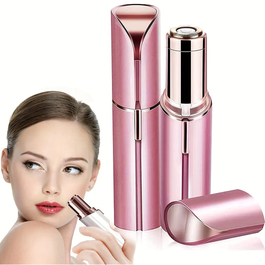 Painless Lipstick Hair Remover – Portable & Discreet Facial Shaver for Smooth Skin