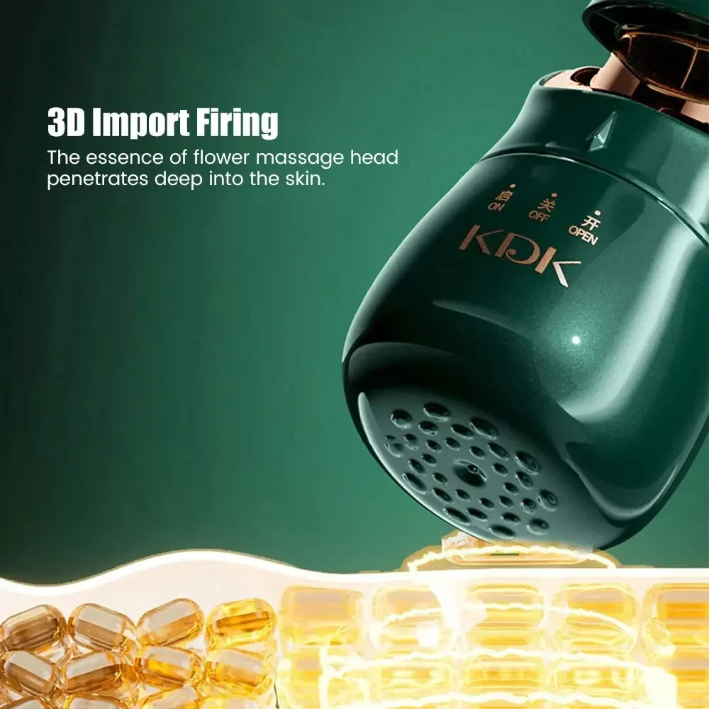 Triple-Action EMS Facial Massager – Lift, Tighten & Smooth Wrinkles with Anti-Aging 3-in-1 Skin Care Device