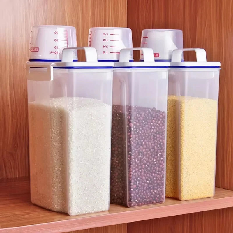 Moisture-Proof Grain Jar – Sealed Storage Container for Rice, Cereals & Dry Foods