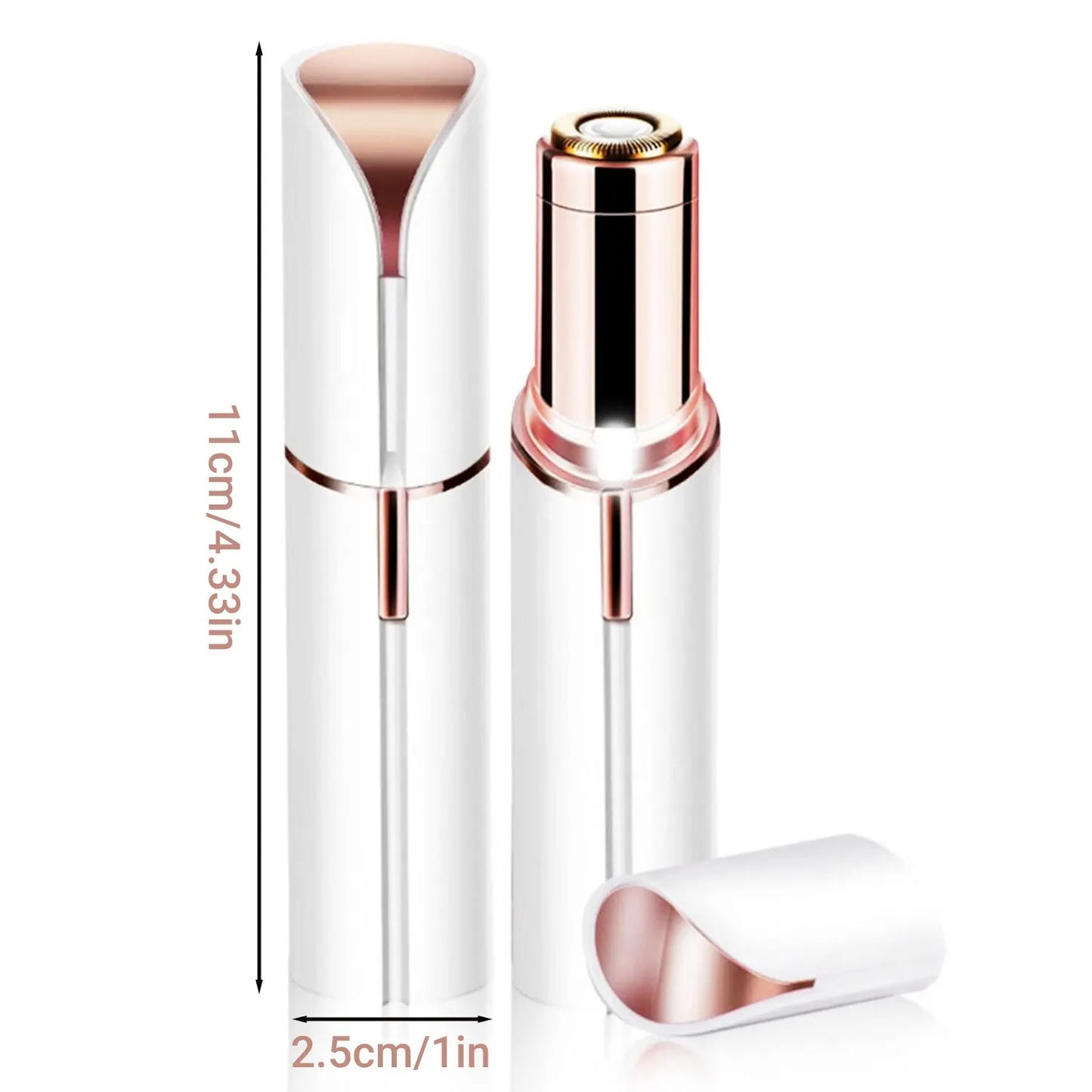 Painless Lipstick Hair Remover – Portable & Discreet Facial Shaver for Smooth Skin