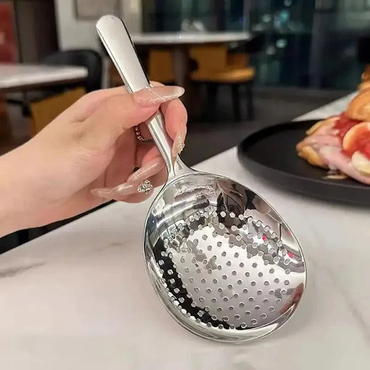 Versatile Stainless Steel Ladle - Heat Safe Handle - Nordshop Hamburg