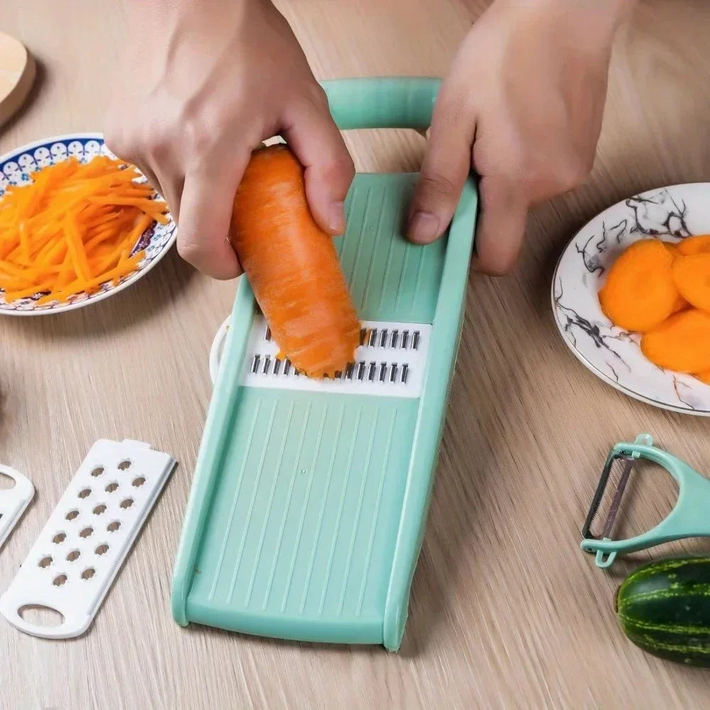 5-in-1 Vegetable Chopper Pro - Kitchen Multi-Tool for Slicing, Dicing & Chopping