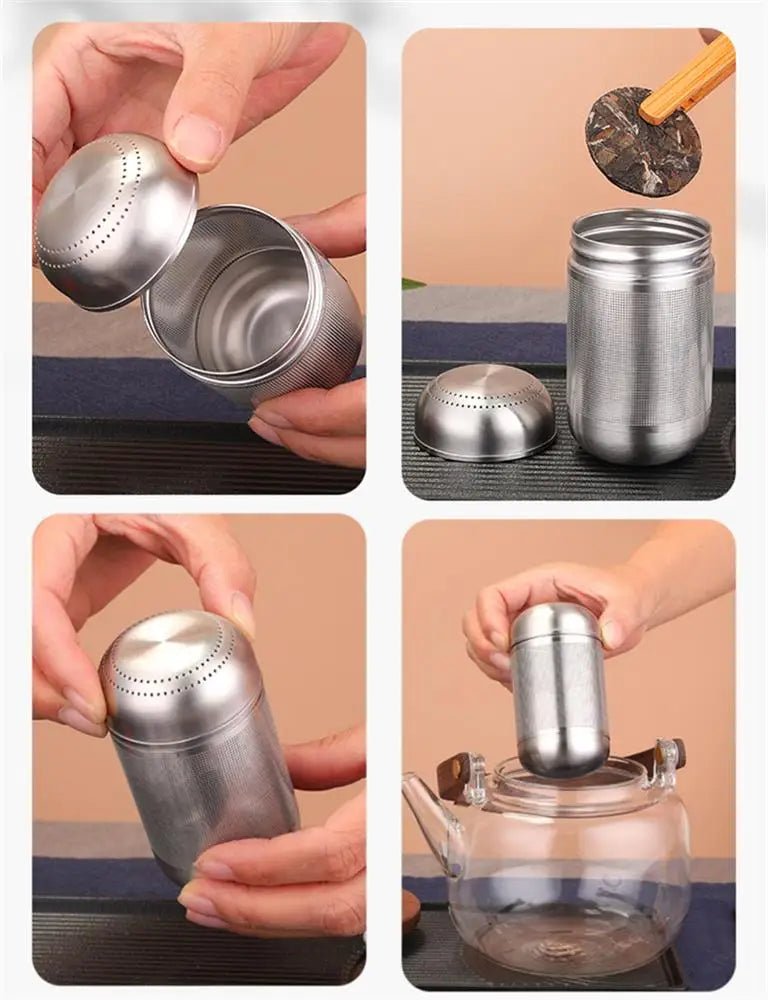 The Perfect Steep: Stainless Steel Tea Infuser Ball with Ultra - Fine Mesh – For Tea, Spices & Coffee - Nordshop Hamburg