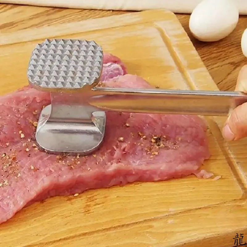 Professional Stainless Steel Meat Tenderizer – Pound & Flatten Beef, Chicken & Pork to Perfection