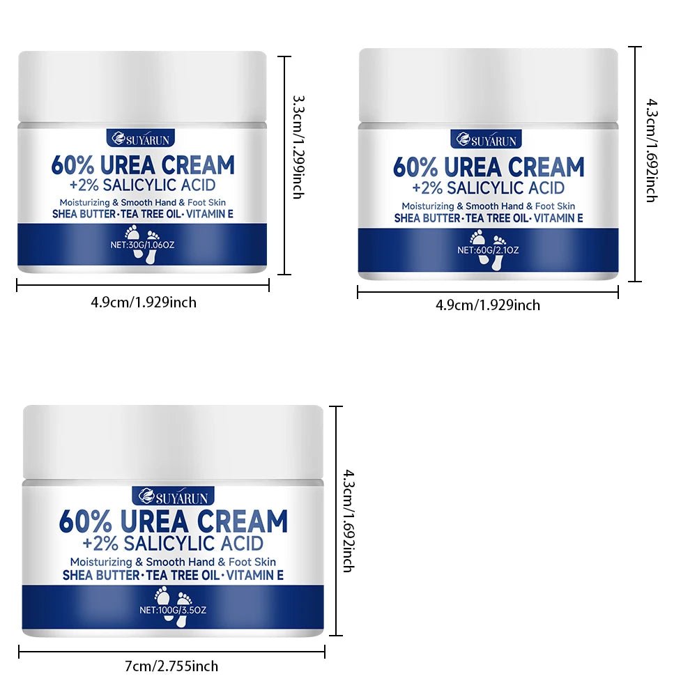 SUYARUN 60% Urea Cream: Multi - Action Power for Face & Feet - Nordshop Hamburg