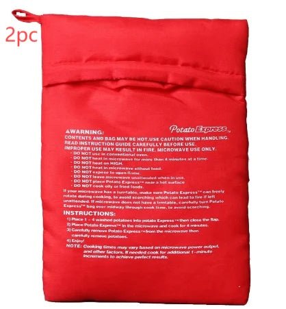 Magic Potato Cooker Bag – Perfect Baked Potatoes in 4 Minutes! - Nordshop Hamburg