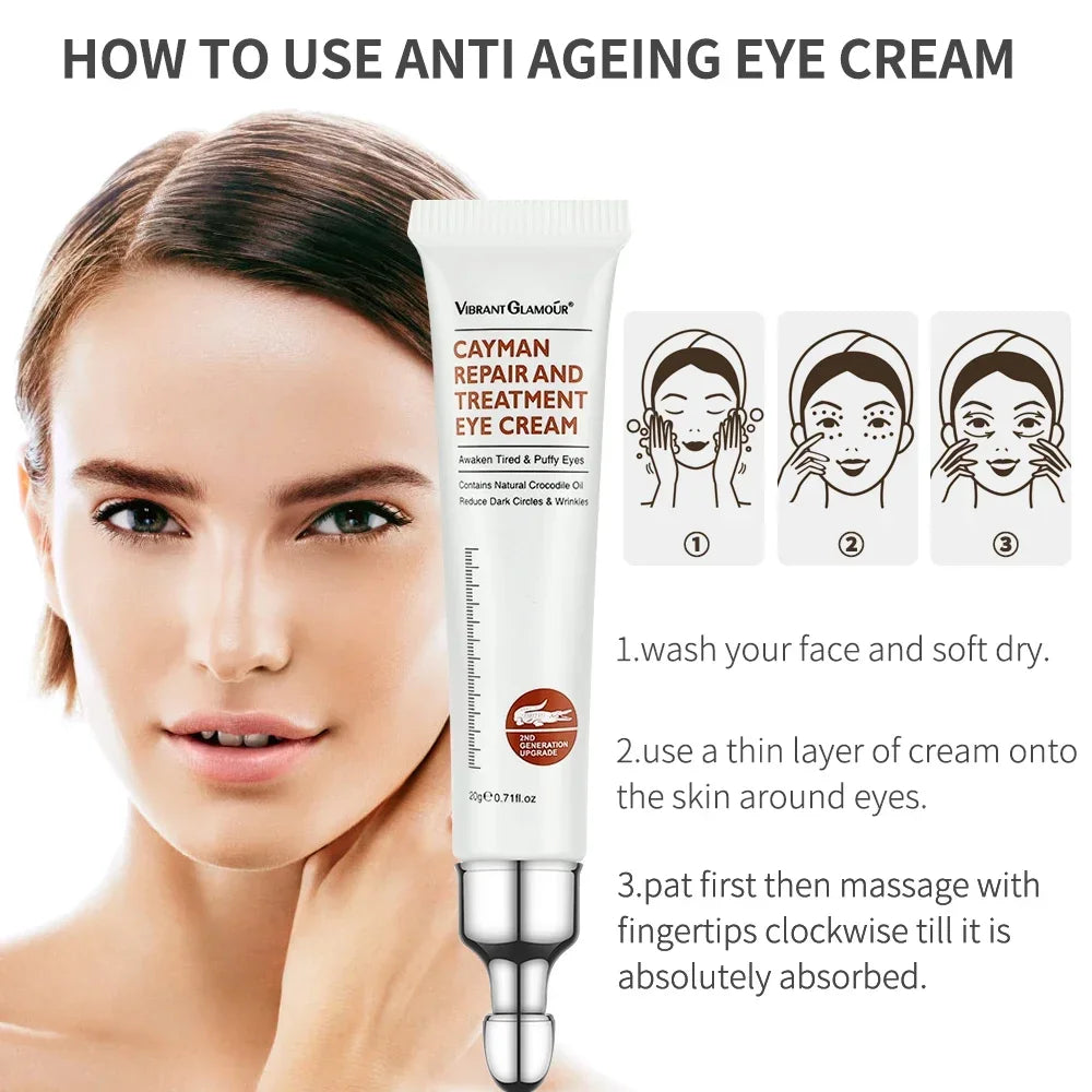 Anti-Aging Eye Cream with Peptide Collagen | Hydrates, Reduces Bags & Dark Circles
