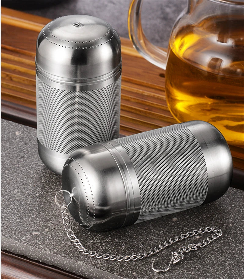 The Perfect Steep: Stainless Steel Tea Infuser Ball with Ultra-Fine Mesh – For Tea, Spices & Coffee