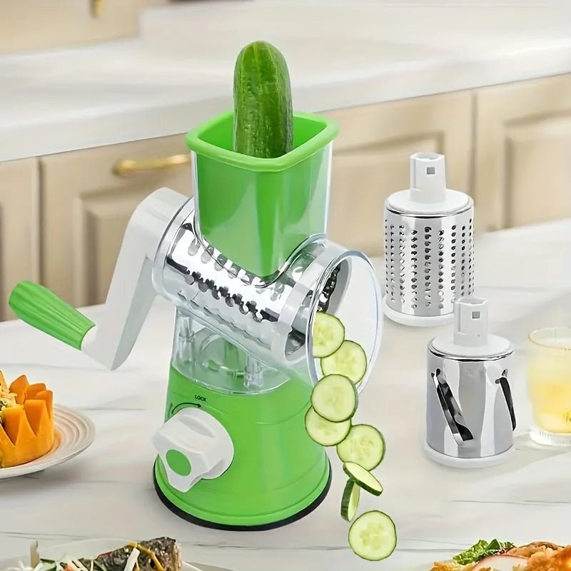 Rapid Drum Slicer & Grater - All - in - One Vegetable Cutter - Nordshop Hamburg