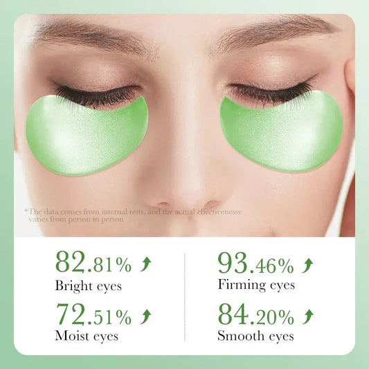 Aloe Vera Collagen Eye Patches (60pcs) – Brighten, Depuff & Smooth Fine Lines