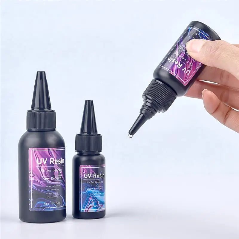 UV Curing Epoxy Resin Kit - High Transparency, Fast Hardening for DIY Jewelry, Crafts & Home Decor - Nordshop Hamburg