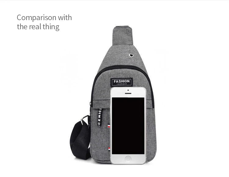 Men's Waterproof Fanny Pack with Large Capacity - Suitable for Hiking, Cycling, Travel, and Sports)