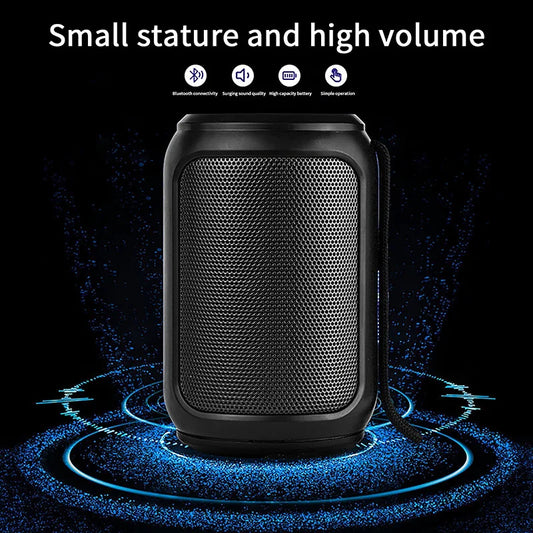 360° Surround Sound Bluetooth Speaker – Portable Bass Booster for Mobile Phone & Home Use