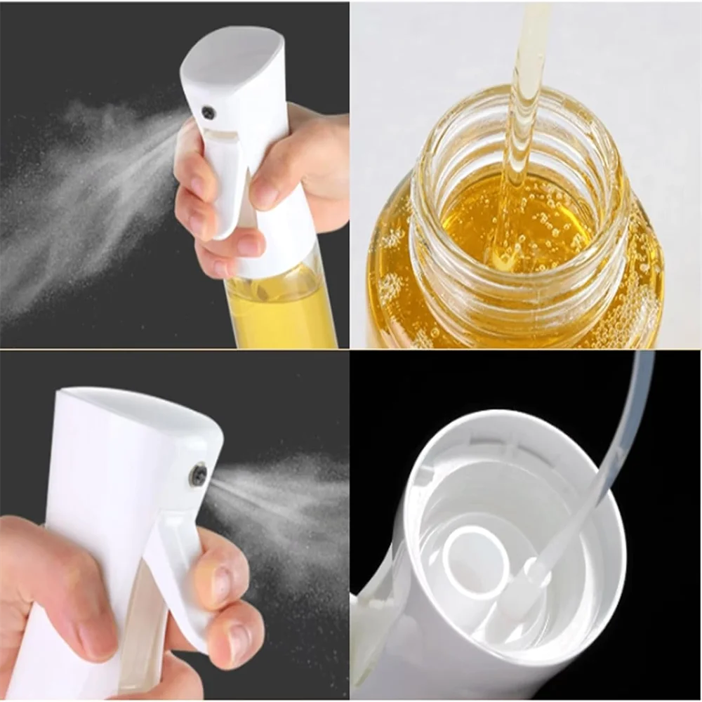 Non-Aerosol Olive Oil Sprayer Bottle – Reusable Kitchen Mist Dispenser for Oil & Vinegar