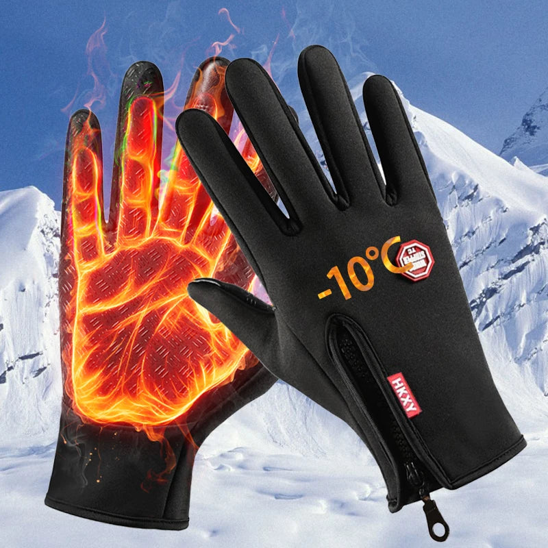 All-Season Touchscreen Gloves – Windproof & Non-Slip Grip for Cycling, Driving, and Outdoor Adventures