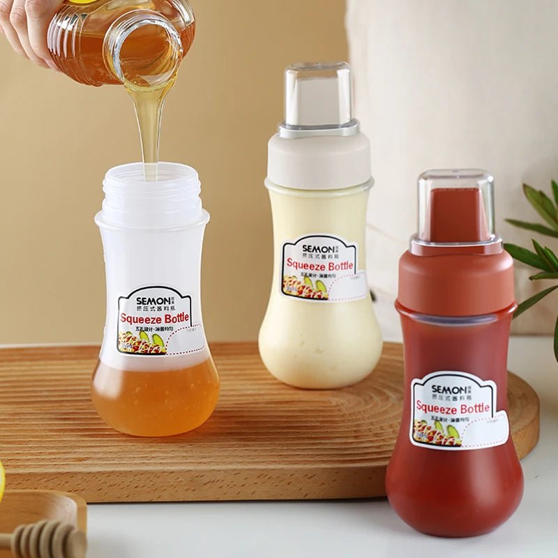 350ML Kitchen Sauce Dispenser Bottle - For Ketchup, Oil & BBQ Sauces - Nordshop Hamburg