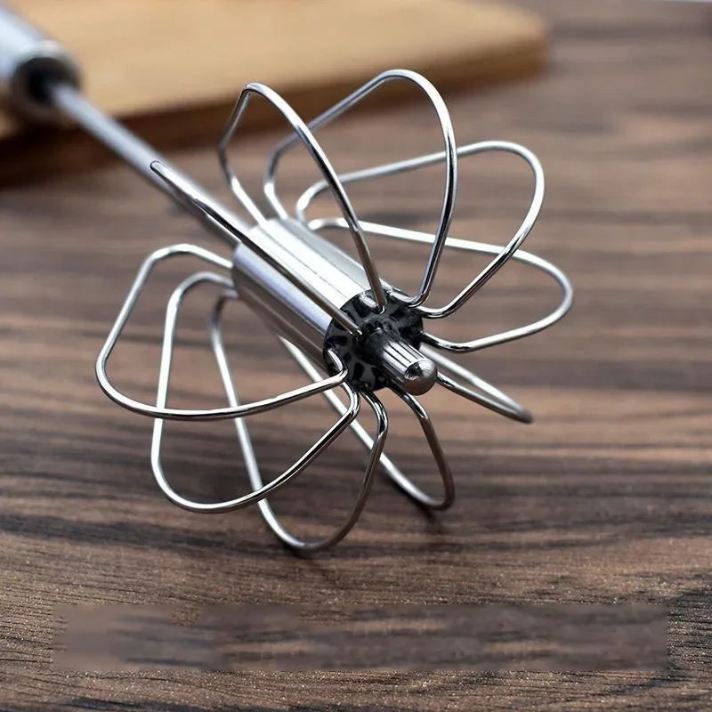 Manual Egg Beater | Hand Rotary Mixer for Whipping Cream & Eggs