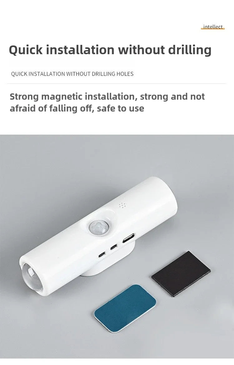 AuraGlow - Smart Magnetic Motion-Sensor Night Light with RGB Colors