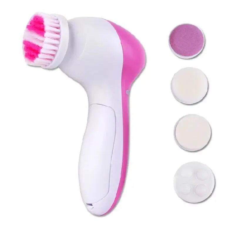 Pro Facial Cleansing System | 5-in-1 Electric Brush for Blackhead Removal & Skin Massage