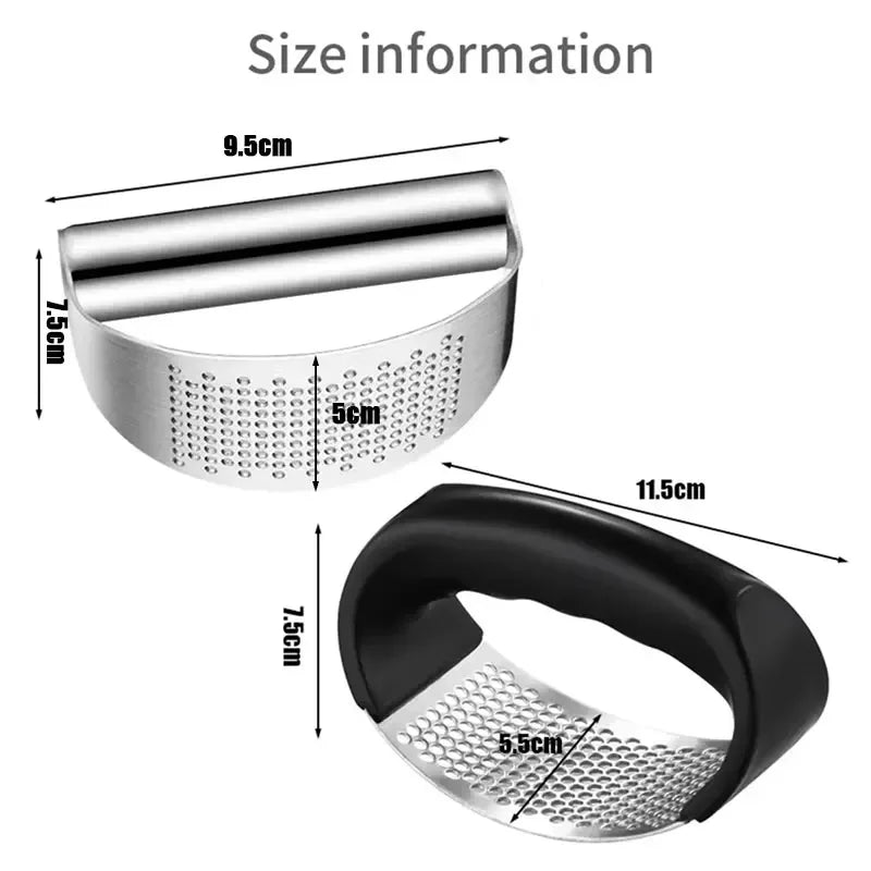 Upgraded Rocker Garlic Press – Effortless Manual Crusher for Garlic & Ginger