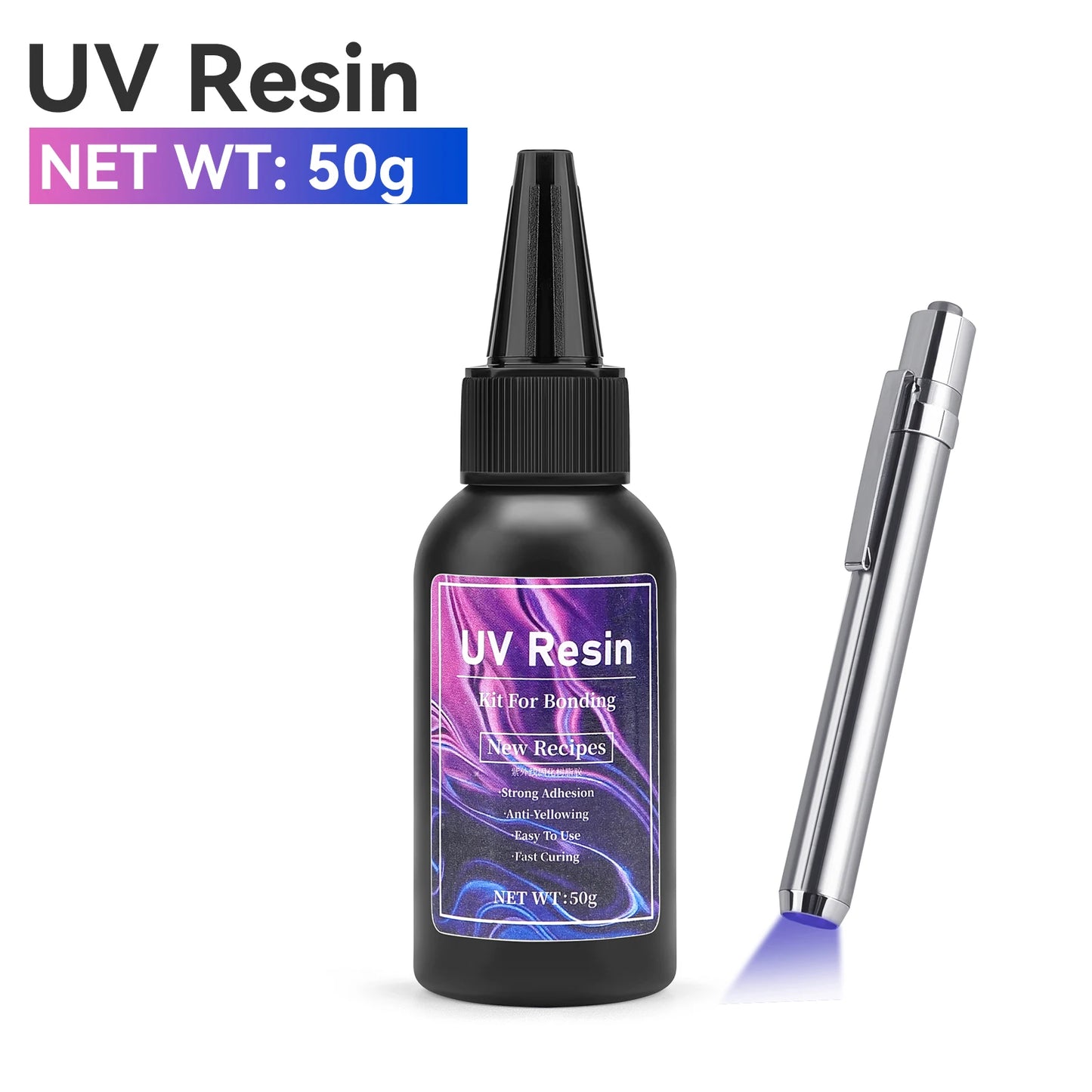 UV Curing Epoxy Resin Kit - High Transparency, Fast Hardening for DIY Jewelry, Crafts & Home Decor - Nordshop Hamburg