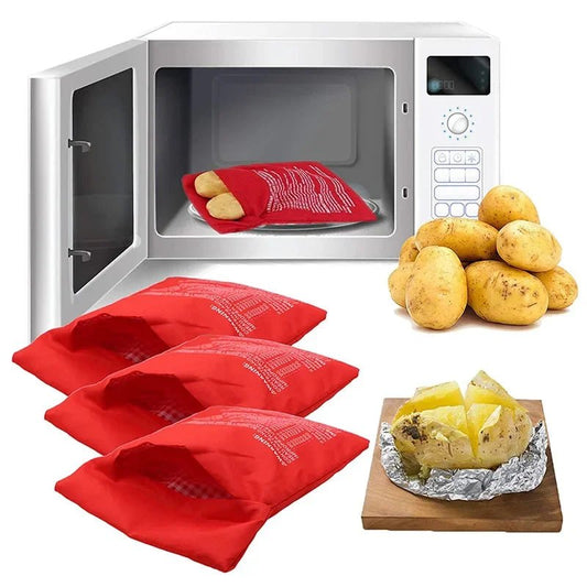 Magic Potato Cooker Bag – Perfect Baked Potatoes in 4 Minutes!